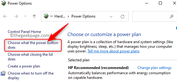 Power Options Choose What Power Button Dies Min