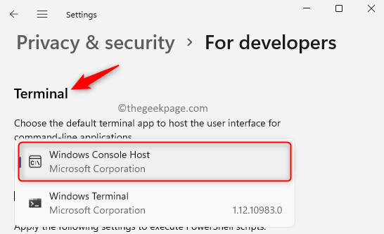 Privacy Security Choose For Developers Choose Terminal Min