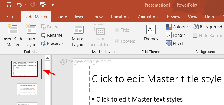 Select Master Slide To Edit 11zon