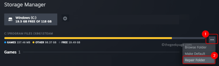 Fix : Steam was unable to sync your files error [Solved]
