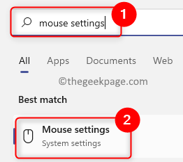 Windows Key Mouse Settings Min