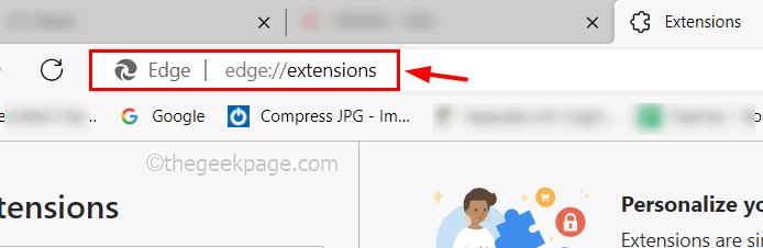 Go To Extensions Edge 11zon