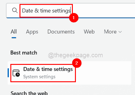 Open Date & Time Settings 11zon