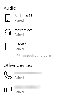 Paired Devices Min