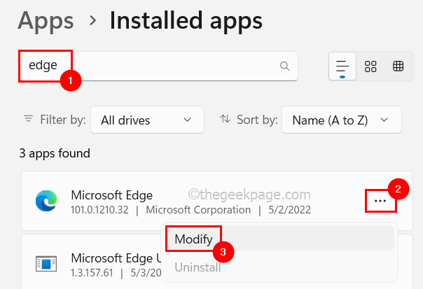 Search Edge In Installed Apps 11zon