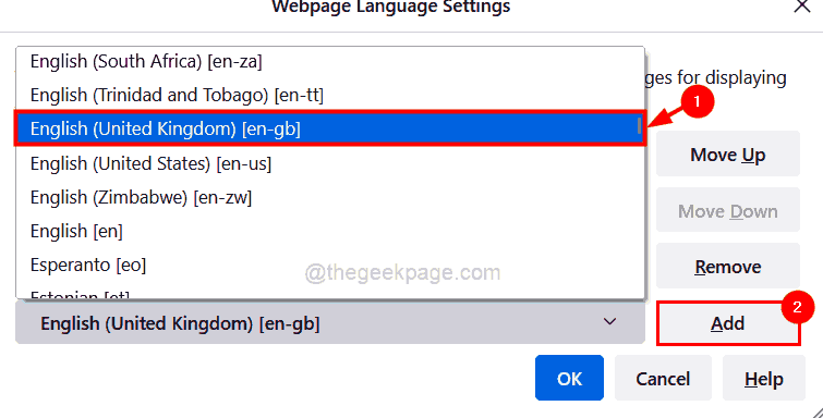 Select Language And Click Add 11zon