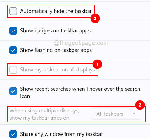 Taskbar Setting On Multiple Displays 11zon