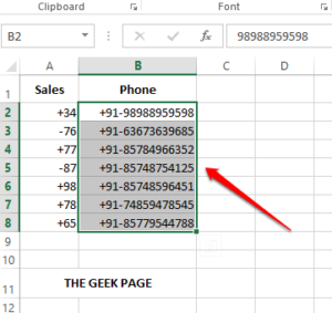 How to Display a Plus Sign (+) Before Positive Numbers in Excel