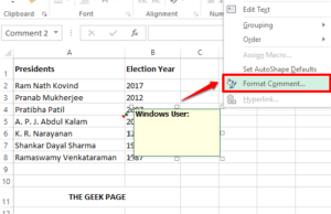 How to Insert Picture Inside Comment Box in Microsoft Excel