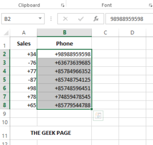 How to Display a Plus Sign (+) Before Positive Numbers in Excel