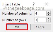 Columns And Rows Min