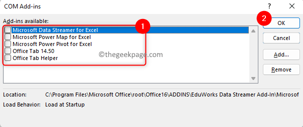 Disable All Excel Add Ins Min