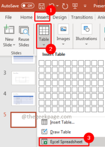 Table Insert Powerpoint How to Insert Table in a Powerpoint Presentation
