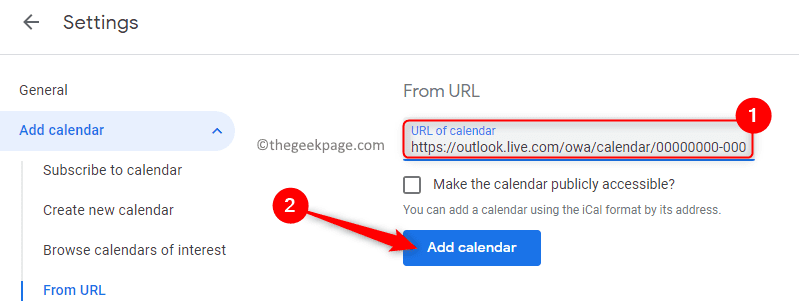 Google Calendar Other Calendars From Url Paste Ics Link Add Calendar Min