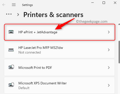 Printers Scanners Select Printer Min
