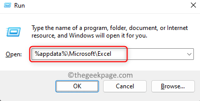 Run Excel Folder Path Min