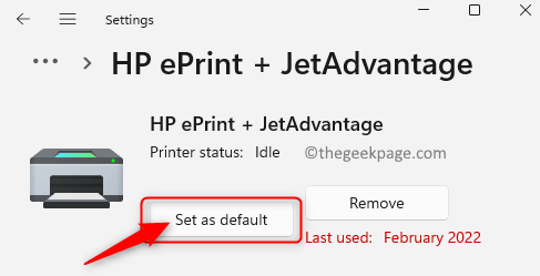 Set Printer As Default Min