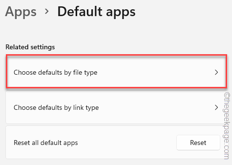 Choose Default By File Type Min