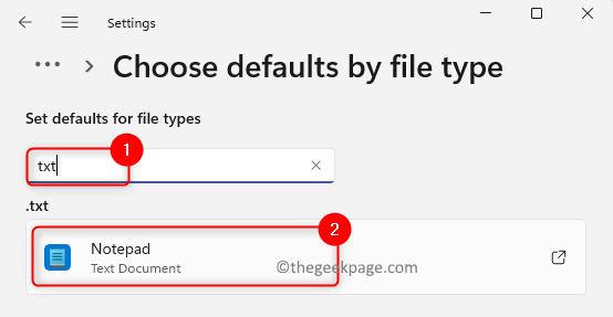 Choose Defaults By File Type Txt File Min