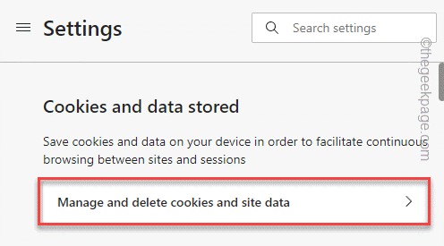 Cookies And Data Stored