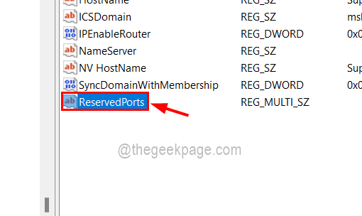 Rename To Reservedports And Open It 11zon