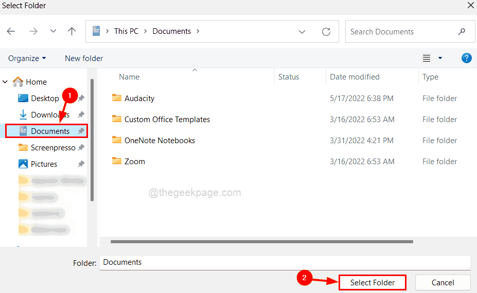 Select A Folder Save Files Nearby Sharing 11zon