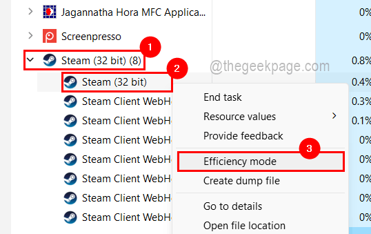 Steam Efficiency Mode 11zon