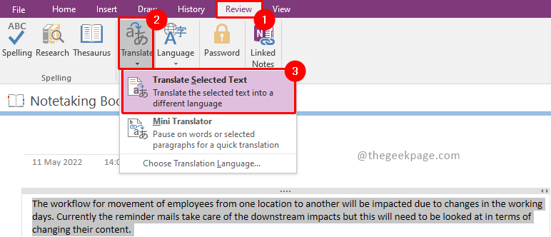 Translate Selected Text Min