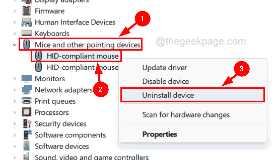 Uninstall Mouse Device 11zon