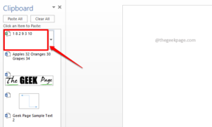How to Copy and Paste Multiple Items Using Clipboard in MS Word