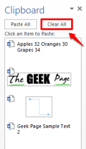 How to Copy and Paste Multiple Items Using Clipboard in MS Word