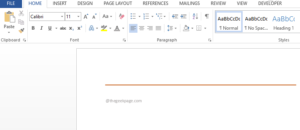 How to Insert Inbuilt and Customized Horizontal Lines to Word Documents