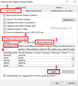 How to Insert Whole Paragraphs or Text Snippets Using Shortcuts in Word