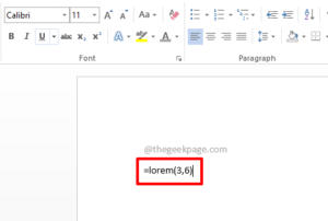 How to Generate Random Text in Microsoft Word