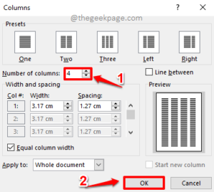 How to Divide a Page into Multiple Columns in MS Word