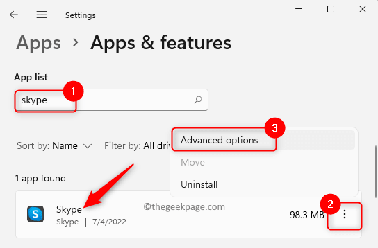 Apps Features Skype Advanced Options Min