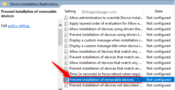 Device Installtion Restrictions Prevent Installation Removable Devices Min