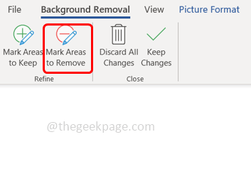 Areas To Remove