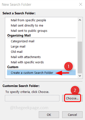 Customise Search