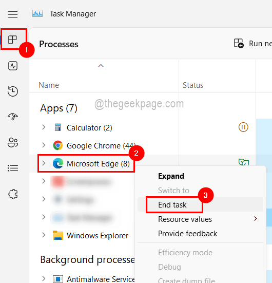 Microsoft Edge Is Being Used For Sharing While Closing Edge Browser