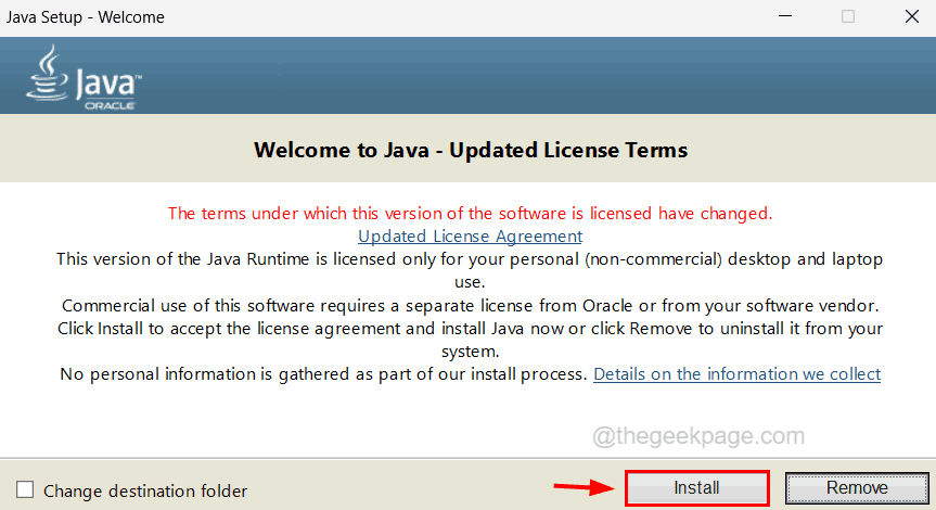Install Java 11zon