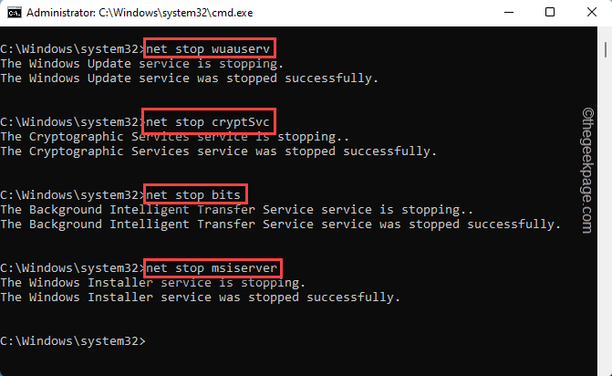 Stop Windows Update Services Min