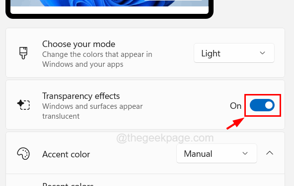 Transparency Effects Toggle 11zon