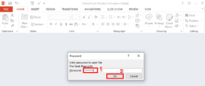 How to Protect your PowerPoint Document with a Password
