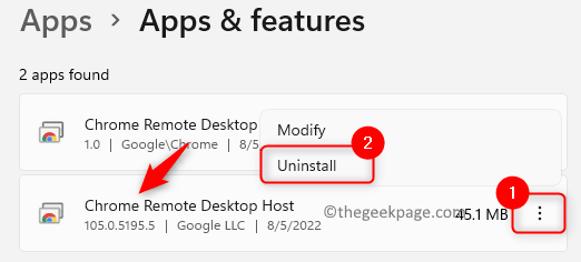 Chrome Remote Desktop Host Uninstall Min