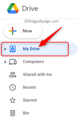 Google Drive My Drive Min