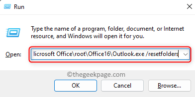 Run Outlook Reset Folders Min