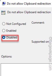 Do Not Allow Redirection Disabled Min