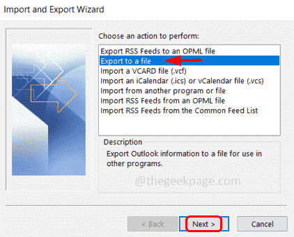 Export File