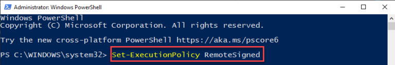 PowerShell cannot be called loaded because running scripts is disabled ...